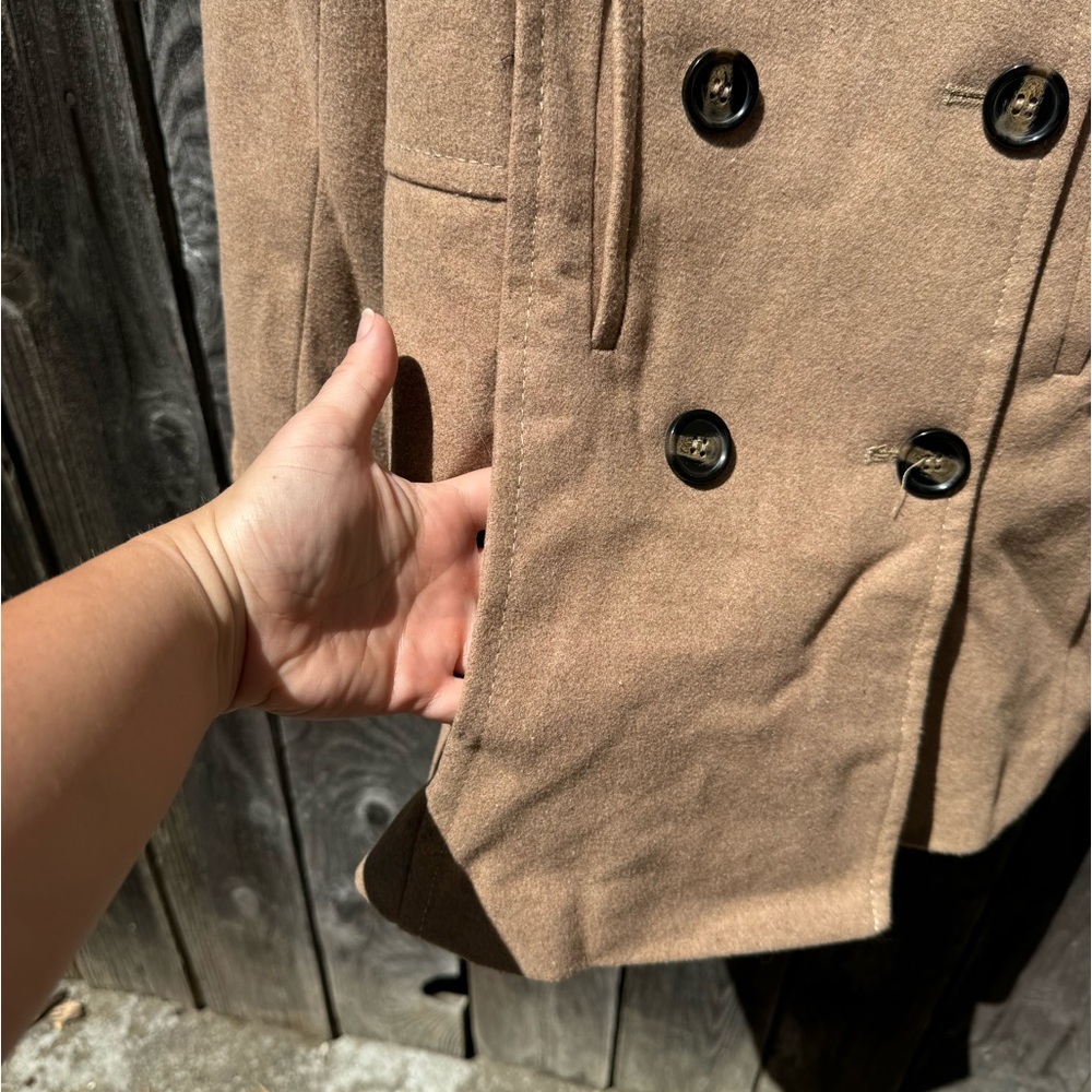 Thread And Supply Camel Colored Double Breasted W… - image 5